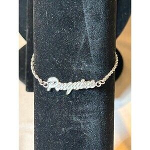NHL Pittsburgh Penguins Bracelet Silver Tone